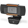 NEDIS WCAM100BK Webcam | Full HD@30fps | Fixfocus | Microfono incorporato | Nero