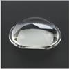 Generic Lenti in vetro ottico 1PCS Proiettore FAI DA TE Lenti A Condensatore Rettangolari Lente Del 62x52mm Convesse A LED ad alta potenza