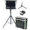 Susisang Kit teleprompter portatile da 50,8 cm con telaio in vetro regolabile con telecomando e supporto speciale in alluminio per sistema Xp/Win7/Win10 per studio fare video e live (schermo singolo)