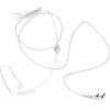 PartyKindom 2 Pezzi Cavo Auricolari Cablati Auricolari Cablati Radio Cuffie Auricolare Auricolare Wired Anti-Auricolare Tubo Dell'Aria Libera Cuffia Anti-Cuffia