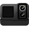 BJdfgE SJ20 Doppia fotocamera lente 4K Action Camera Impermeabile 5G WiFi Touch Screen action cam casco sportivo Nuovo nel 2024(Standard)