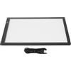 Jeffergarden Visualizzatore di Diapositive Light Box per Negativi di Pellicola da 35 Mm, Sorgente LED Formato A4 Ultra Sottile, 3 Livelli di luminosità per il Fotoritocco e la Scansione
