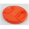 vhbw copriobiettivo universale 77 mm per fotocamera - plastica rosso, presa interna