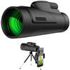 Generic Cannocchiale monoculare portatile 12X50 ad alta potenza, lente prismatica BAK4 impermeabile per esterni, birdwatching, campeggio, viaggi per adulti birdwatching all'aperto