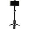 Zunate Stabilizzatore Mobile, Stabilizzatore Cardanico con Rotazione a 360 Gradi R25S per Smartphone, Stabilizzatore Pieghevole e Portatile per Registrazione Video, Luce di Riempimento