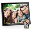 Sxhlseller Cornice Digitale WiFi da 10,1 Pollici Cornici per Foto Intelligenti Touch Screen IPS HD con Memoria Integrata da 16 GB, Montabile a Parete, Rotazione Automatica, Condivisione