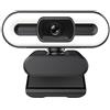 JOJIDE Webcam, Full HD 1080P 2K 4K Webcam Auto Focus Fill Light Web Camera con microfono Trasmissione in diretta USB Computer PC Web Cam(2K AutoFocus)