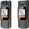 Waillynice Mini telecamera 4K 1080P HD WiFi, fotocamera portatile con clip posteriore portatile con visione notturna IR, telecamera intelligente per applicazione della legge e registratore per auto