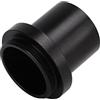 Qiilu Adattatore per Anello per Oculare per Fotocamera per Microscopio Porta in Metallo da 23,2 Mm per Microscopio Collegato Alla Fotocamera