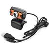 Omenluck, 1 fotocamera USB da 16 megapixel, webcam USB 3.0 con microfono clip on per computer, PC portatili