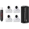 Generic Telecamera di sostegno per auto, 360 ° Surround View Camera Systems Seamless View (3D+1080P) Registratore per Autobus a lunga distanza (versione BSD) (versione bianca128 usb)