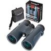 Levenhuk New Karma PLUS 10x42 Binocolo per Adulti Professionale, Compatto | Impermeabile IP67 con Prismi a Tetto in Vetro BaK-4, Riempimento in Azoto, Ideale per Birdwatching, Trekking, Viaggi, Outdoor