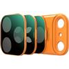 Generic Set di filtri magnetici per iPhone 17 Pro/Max, CPL/Black Mist 1/4/filtri UV in vetro ottico, anti-impronte, portatili, per obiettivo della fotocamera (per iPhone 17 Pro arancione)