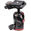 Manfrotto 494 testa a sfera centrale in alluminio con 200pl-pro piastra a sgancio rapido, 9,9 cm altezza, capacità 8 kilogram