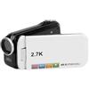Sxhlseller Fotocamera Digitale da 2,7K per Fotografia, Videocamera con Zoom 18X con Schermo Ruotabile da 3 Pollici, Fotocamera per Portatile da 48 MP con Luce di Riempimento per la