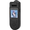 Luocute Fotocamera Indossata Sul Corpo 2K, Obiettivo Ruotabile a 180°, Grandangolo a 140°, Rilevamento del Movimento, Visione Notturna IR, per Moto, Sicurezza della proprietà, Addetti