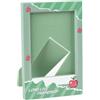 Jectse Piccola Cornice di Pellicola per Pellicola da 3 Pollici ABS PP Table Top Picco di Foto, Mini Cornici con Copertina di Protezione Trasparente Aggiornata, Tecnologia di Stampa a (verde scuro)