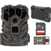 Stealth Cam Lettore/visualizzatore di schede SD con touch screen LCD da 4,3 pollici e pacchetto di rilevamento touch con fotocamera Trail da 14 MP con video, scheda di memoria da 32 GB e lettore di