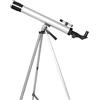 RENYUEH Telescopio da viaggio portatile Telescopio astronomico + monoculare Telescopi in vetro da viaggio Rifrattore astronomico per bambini Principianti adulti Lunghezza focale 600 mm Specchio 90 gradi