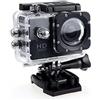 DIGNIFE Action Camera, Gli sport DV. Mini, fotocamera azione 1080p, da esterno macchina fotografica impermeabile subacquea, telecamera registrazione video 2,0 pollici fotocamera azione 4K(Noir)