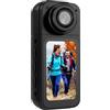 AKLOSIPY Fotocamera Portabile con Alettone, (BLACK)