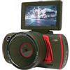 Jectse Camera da Vlog da 64 MP 4K, Zoom 18x, Videocamera da Viaggio AutoFocus Schermo Anti -Shake per Casa Selfie, Stile Vintage, per Incontri Familiari, Ricordi di Registri (GREEN)