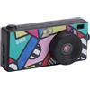 PUSOKEI Mini Fotocamera Digitale Portachiavi, Videocamera Piccola da 12 MP 2K con Video e Foto, Fotocamera HD retrò a Forma di Pollice con Flash Integrato, Grandangolo a 110°, Schermo da (BLACK)