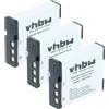 EXTENSILO vhbw 3x batteria compatibile con Casio Exilim EX-ZR100, EX-H35, EX-TR-100, EX-FC300S, EX-H30, EX-H30BK fotocamera (1100mAh, 3,6V, Li-Ion)