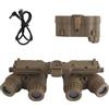 AOTUMUT GPNVG 18 Binocolo tattico con visione notturna, casco tattico senza funzione NVG Model Kit per Cosplay Display