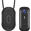 Generic Action Camera magnetica portatile con streaming WiFi 2K, grandangolo di 120°, robusto materiale ABS per sport all'aria aperta e sicurezza in bicicletta, nero (nero) professionale e attraente