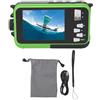 Plyisty Fotocamera Subacquea da 2,7K, Fotocamera Impermeabile da 10 Piedi con Doppio Schermo per Selfie con Zoom Digitale 16X, Fotocamera Digitale Compatta da 48 MP, per lo Snorkeling