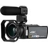 NGBFF Macchinetta Digitale, Videocamera 4K Ir Videocamera visione notturna piena HD AE8 Fotocamere Digital Vlog Digital Zoom Camera Recorder Professional for la registrazione Vlog(Bundle A)