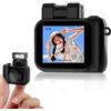 Annadue Mini Fotocamera Portachiavi, Foto/videocamera Portachiavi HD 1080P, Fotocamera a Catena Portatile con 6 Filtri, Schermo a Colori, Portachiavi con Cinturino per (Con piccola