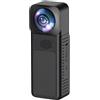 Felicafie Videocamera magnetica portatile 2K con video 1080p 30fps, ricarica di tipo C, rilevamento del movimento, registrazione in loop per viaggi e uso quotidiano, supporta scheda TF da 128 GB