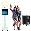 PAAFNN Cabina fotografica a specchio touch screen da 38 cm con cabina fotografica DSLR con custodia per aviazione, telecomando per app di noleggio, eventi aziendali (cabina fotografica)