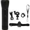 EIMSOAH Videocamera da 2 in 1 Flashlight 5 modalità di Illuminazione, Torcia Ricaricabile USB da 1080p 2200 MAh, Angolo di 120 Gradi IP66 LED a Prova di Acqua Registratore Flashlight