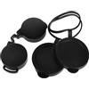 NAMOARLY Set 3 Pezzi Copriobiettivi in Gomma per Binocoli 50mm, Copertura Protezione Lenti Telescopio e Binocolo, Accessori Compatibili per Attività Outdoor come Escursionismo