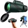 LeGDOr Monoculare 40 x 60 monoculare ad alta potenza per adulti, adattatore per smartphone, telescopio monoculare, caccia, fauna selvatica, bird watching, viaggi, campeggio, escursionismo (verde)