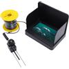 VBESTLIFE Telecamera da Pesca Subacquea, Telecamera da Pesca da 1080p con Luce di Riempimento IR, Ricerca di Pesce Portatile con Cavo da 65,6 Piedi, LCD da 5 Pollici per Pesca in Barca per