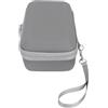 Generic Borsa di Stoccaggio di Smart Telephone, Accessori per Stabilizzatore per Smartphone PU Grey con Cinturino il Polso Domestico