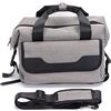 LIYJTK Borsa per obiettivo fotocamera reflex Custodia protettiva pieghevole impermeabile per foto con manico grigio