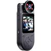 JOJIDE Bodycam, Telecamera portatile con clip posteriore for forze dell'ordine, visione notturna, videocamere sportive DV, body cam, videoregistratore(No WiFi)