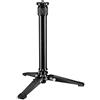 Mantona One Mini 50 cm con ragno - monopiede in alluminio, altezza 5 - 50 cm, portata 6 kg, ideale per rotazione a terra 23°, girevole a 360°, per DSLR DSLM, smartphone