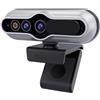 LEIYTFE Webcam 2K, Chiamate Video Microfono Con Cancellazione Del Rumore Streaming Camera, Privacy Cover, Auto-Focus, Web Camera USB Plug And Play Per Meeting Di Apprendimento Online