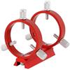 Generico Telescope Tube Rings, Anello stella guida a tre punti for fotografia astronomica diametro 42-102 mm(60mm)