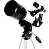 DYBHSD Telescopio Telescopio astronomico per interni/esterni con supporto per telefono Starfinder 90° Specchio Zenith con treppiede Adulti 70 mm Rifrattore astronomico Telescopi HD Monoculare vision