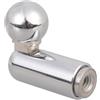 APGLSXY Adattatore per staffa a testa sferica in metallo da 17 mm per filettatura da 1/4 di pollice con design a forma di 90 gradi, rotazione supportata o non adattatore in metallo