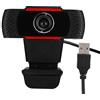 ADMYTHGB Webcam HD per conferenze USB con microfono integrato, webcam HD da 0,3 MP per desktop e laptop, obiettivo in vetro regolabile con inclinazione di 30° e messa a fuoco manuale per