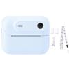 Plyisty Fotocamera di Stampa Istantanea, Fotocamera Digitale da 48 MP, Video HD 1080p, Zoom 6x, 20 Frame, 5 Filtri, Mp3, Giochi, Supporto Fino a 128 GB, Camma Carina per Ragazzi (BLUE)