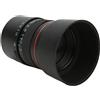 01 02 015 Obiettivo da Ritratto 85 mm F1.8, Obiettivo Medio teleobiettivo con Attacco E Messa a Fuoco Manuale Portatile 85 mm F1.8 con Filtro Obiettivo UV per Fotocamera mirrorless A6400